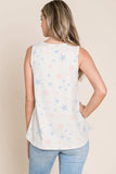 BOMBOM Star Print Round Neck Tank - Trendsi - Flyclothing LLC