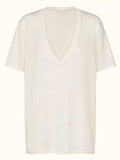 Solid V-Neck Short Sleeve T-Shirt - Trendsi - Flyclothing LLC