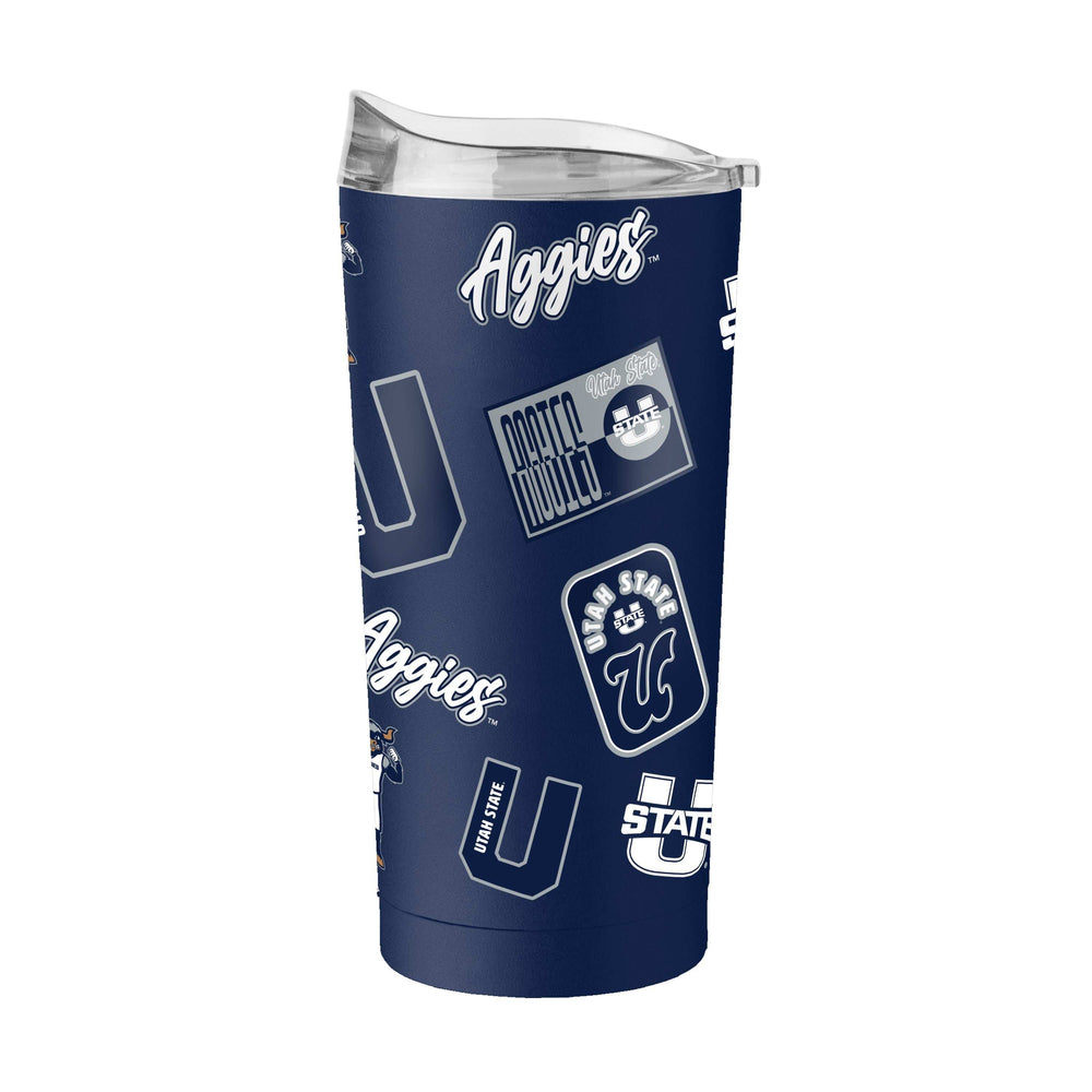 Utah State 20oz Dreamweave Powder Coat Tumbler - Logo Brands - Flyclothing LLC