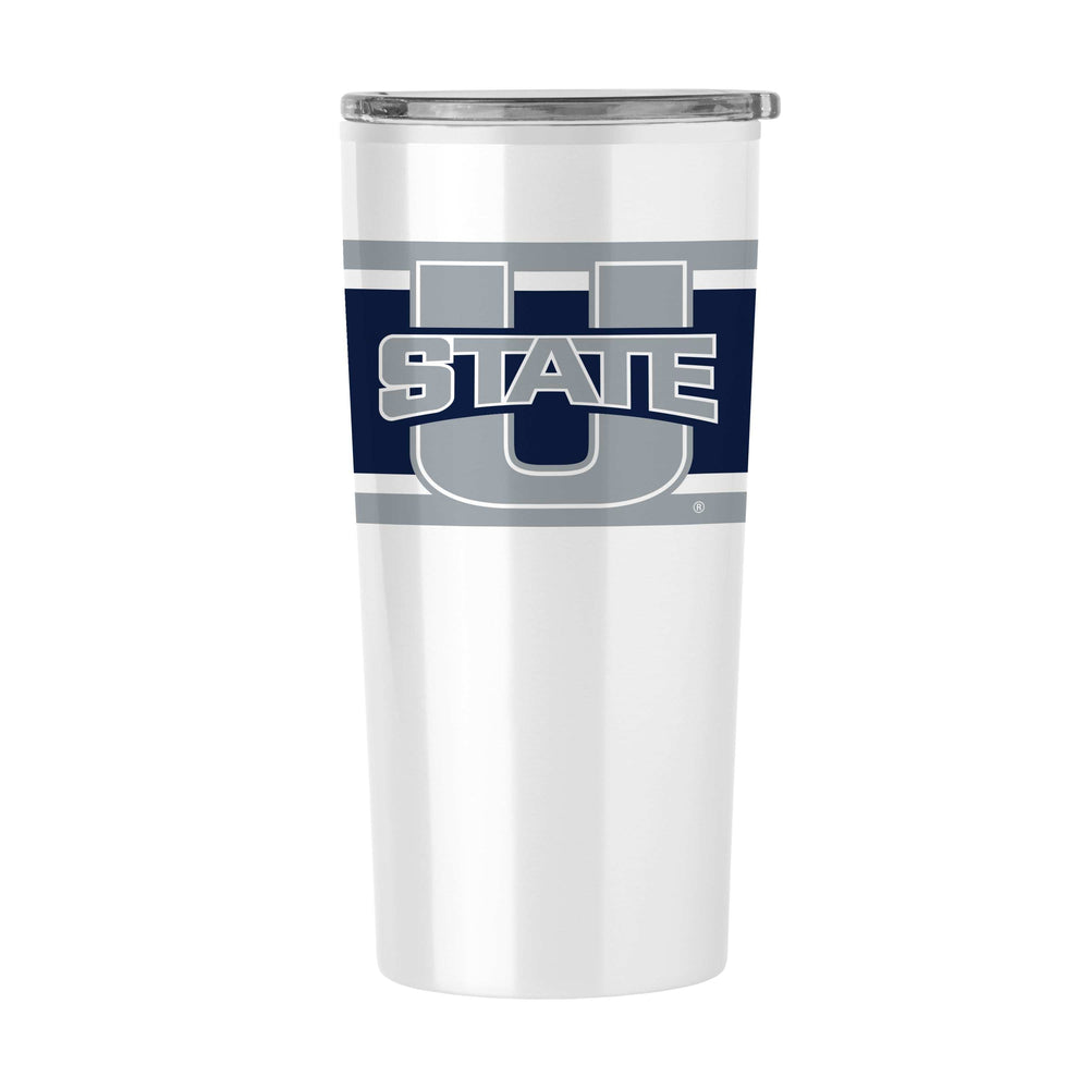 Utah State 20oz Stripe Fusion Tumbler - Logo Brands - Flyclothing LLC