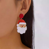 Christmas Acrylic Dangle Earrings - Trendsi - Flyclothing LLC