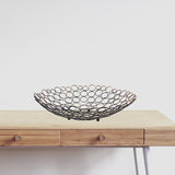 19" Bronze Metal Round Centerpiece Bowl - Homeroots