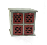 7" Light Blue Solid Wood Desk Organizer - Homeroots - Flyclothing LLC