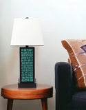31" Black Metal Bedside Lamp With White Empire Shade - Homeroots - Flyclothing LLC