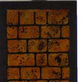 31" Black and Yellow Metal Bedside Table Lamp With White Empire Shade - Homeroots