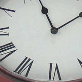 7 X 7 X 22 Red Vintage Metal Clock Base - Table Lamp - Homeroots - Flyclothing LLC