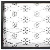 43" X 63" Black Metal Wall Decor - Homeroots - Flyclothing LLC
