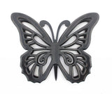 23" X 19" Black Rustic Butterfly Wooden Wall Decor - Homeroots - Flyclothing LLC
