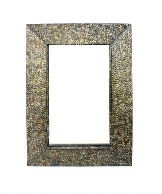 Bronze Rectangle Accent Metal Mirror - Homeroots - Flyclothing LLC