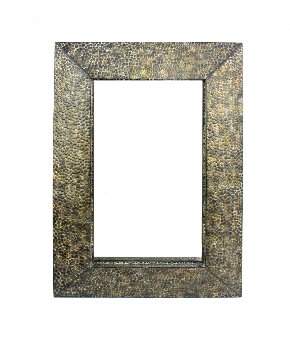 Bronze Rectangle Accent Metal Mirror - Homeroots - Flyclothing LLC