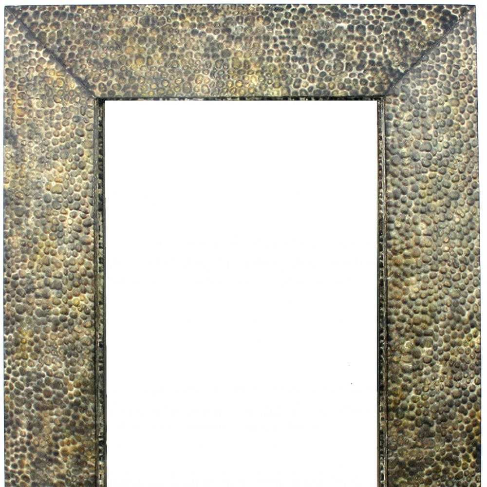 Bronze Rectangle Accent Metal Mirror - Homeroots - Flyclothing LLC