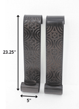 5" X 5" X 23.25" Brown, Vintage, Metal - Wall Candle Holder Sconce Set - Homeroots - Flyclothing LLC