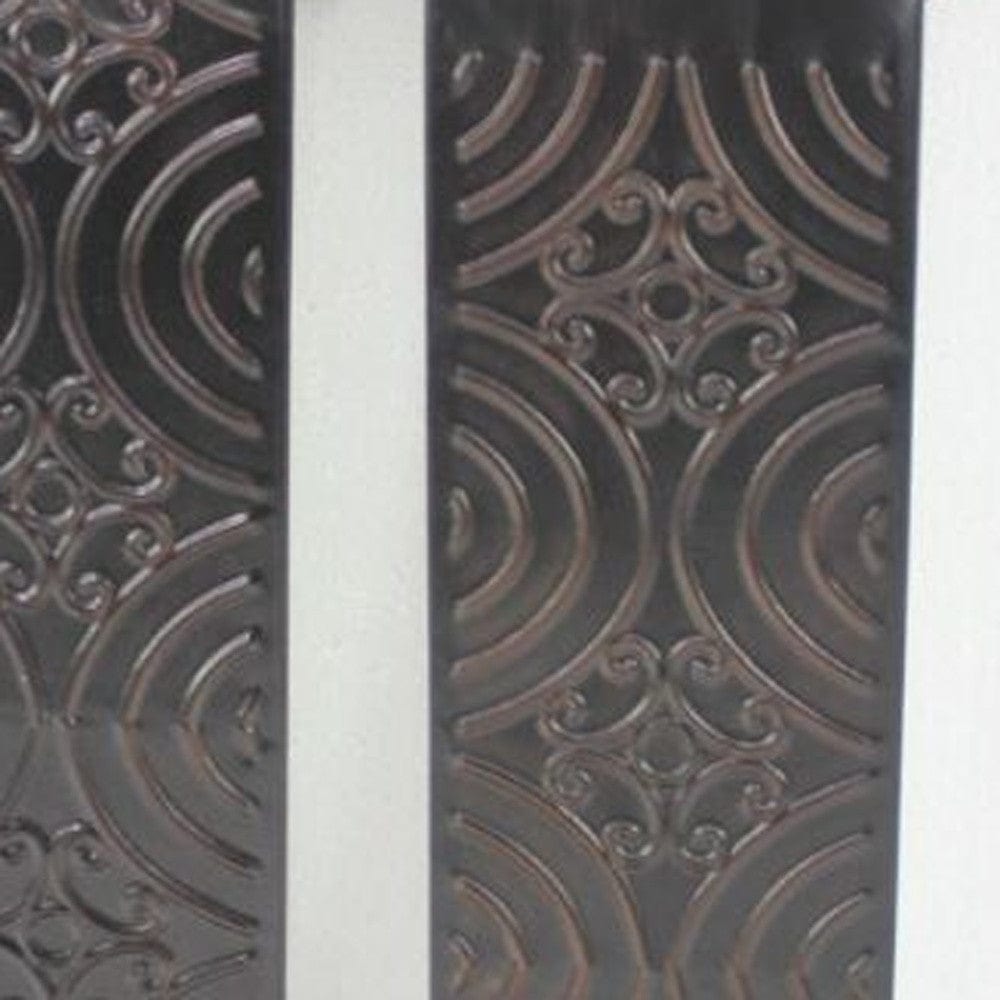 5" X 5" X 23.25" Brown, Vintage, Metal - Wall Candle Holder Sconce Set - Homeroots - Flyclothing LLC