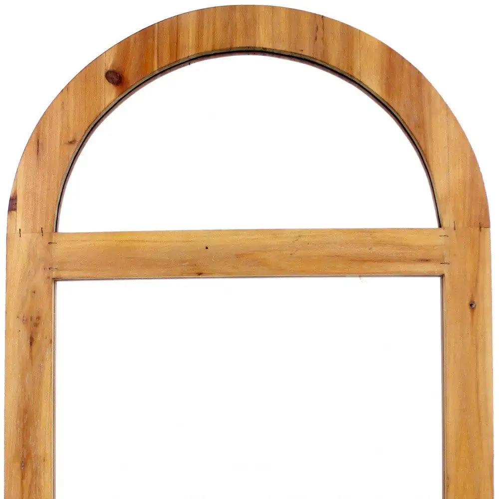 Brown Arch Accent Mirror - Homeroots - Flyclothing LLC