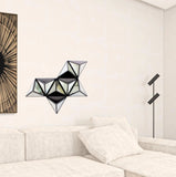 42" X 24" X 6" Black Diamante Wooden - Wall Decor - Homeroots - Flyclothing LLC