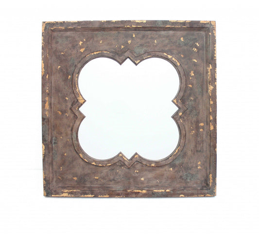 Bronze Square Accent Mirror - Homeroots - Flyclothing LLC