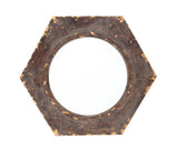 Bronze Hexagon Accent Mirror - Homeroots - Flyclothing LLC