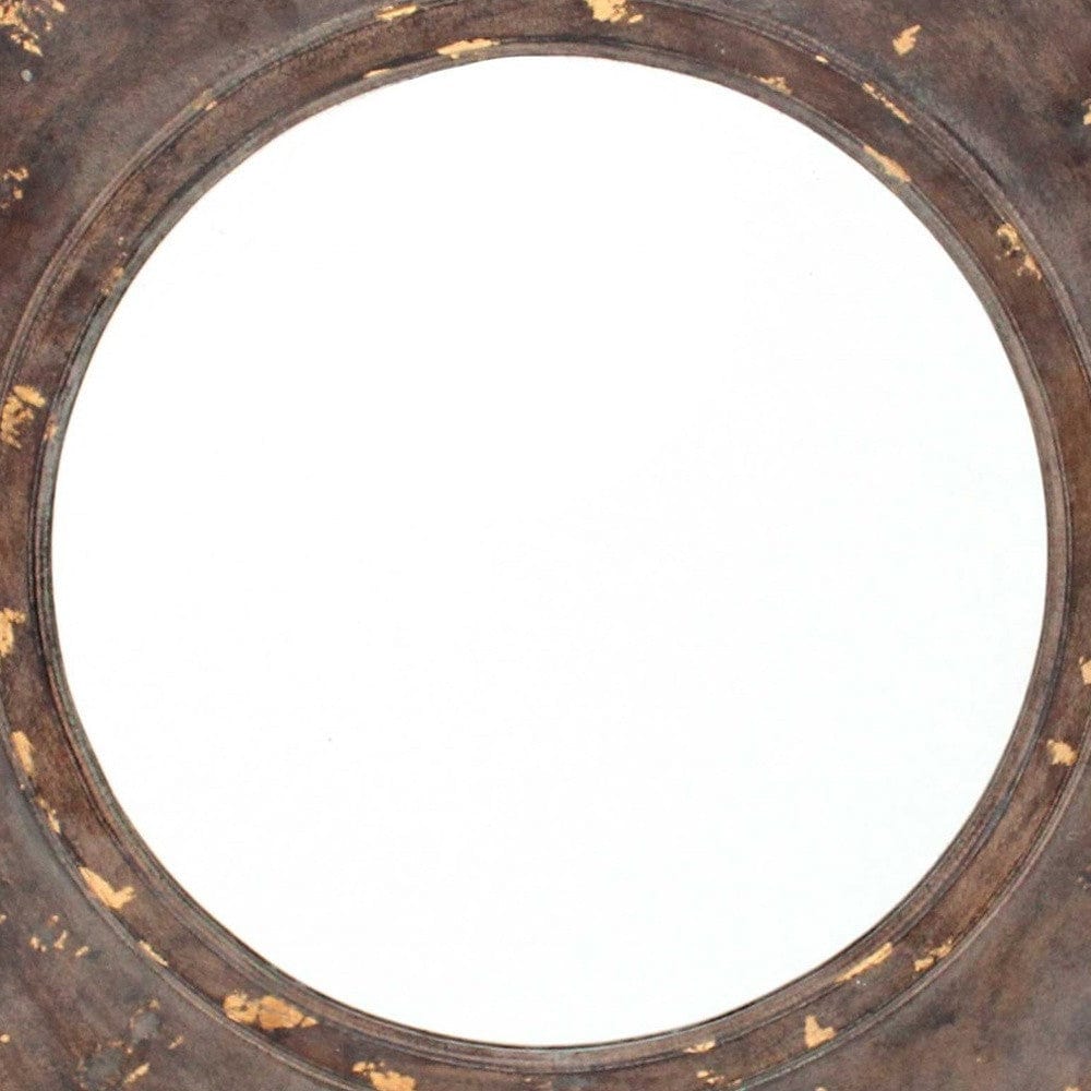 Bronze Hexagon Accent Mirror - Homeroots - Flyclothing LLC