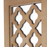6 X 7.5 X 17 Tan Wooden Cross - Candle Holder Sconce - Homeroots - Flyclothing LLC