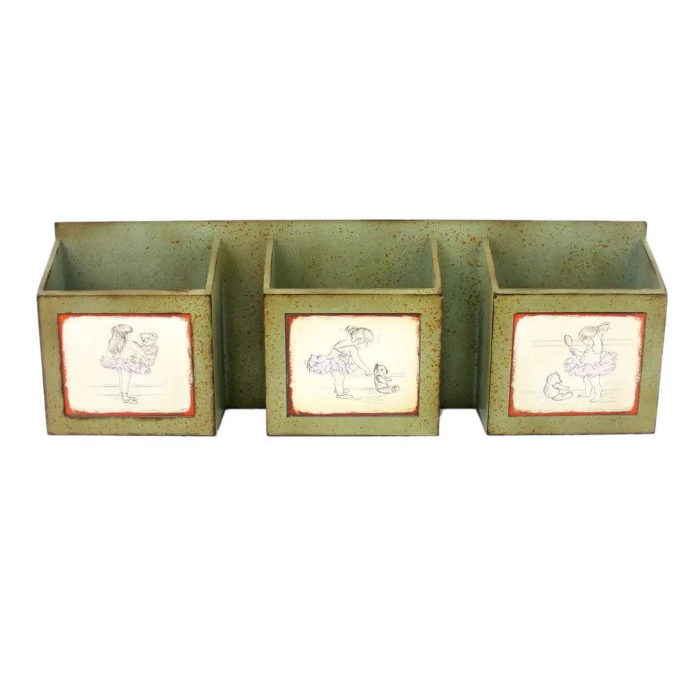 12" X 36" Green Wood Wall Decor - Homeroots - Flyclothing LLC