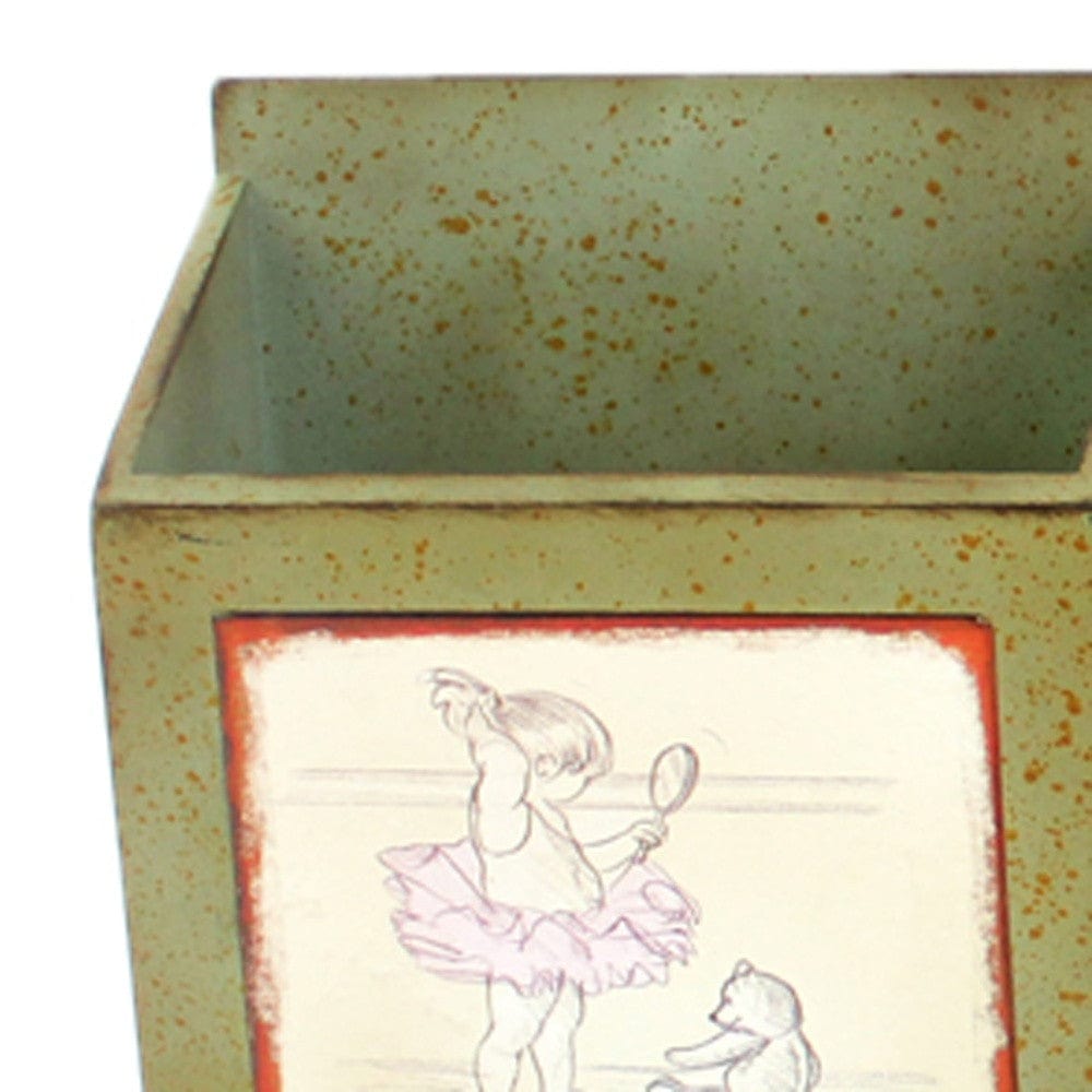 12" X 36" Green Wood Wall Decor - Homeroots - Flyclothing LLC