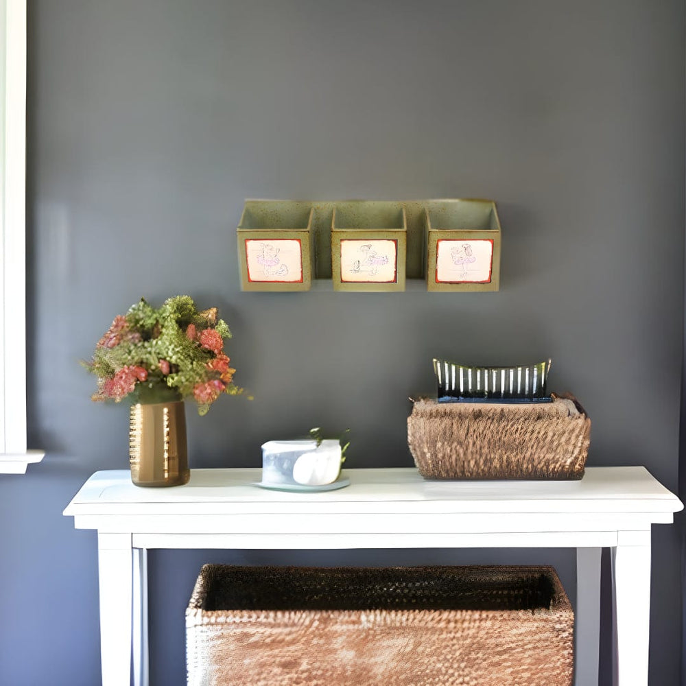 12" X 36" Green Wood Wall Decor - Homeroots - Flyclothing LLC