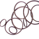 55" X 22" Bronze Metal Wall Decor - Homeroots - Flyclothing LLC