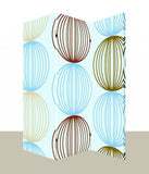 48 X 72 Multi Color Wood Canvas Sphere Screen - Homeroots - Flyclothing LLC