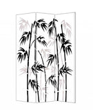 48 X 72 Multi Color Wood Canvas Bamboo Leaf Screen - Homeroots - Flyclothing LLC
