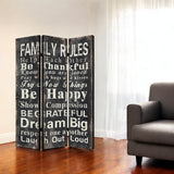 48" X 72" Multi Color Wood Canvas The Blue Eyed Screen - Homeroots