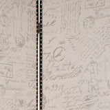 80 X 84 Beige Wood & Fabric Screen - Homeroots - Flyclothing LLC