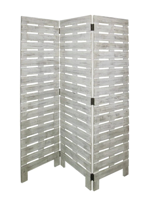 63 X 72 White Wood Garden Screen - Homeroots - Flyclothing LLC
