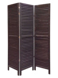 48 X 67 Black Wood Shutter - Screen - Homeroots - Flyclothing LLC