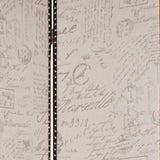 84 X 84 Tan Wood & Fabric Screen - Homeroots - Flyclothing LLC