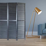 47 X 67 Black Wood Screen - Homeroots - Flyclothing LLC