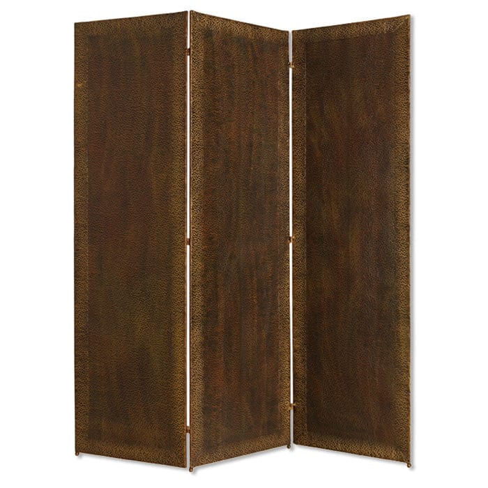 65" X 72" Bronze Wood Forger Screen - Homeroots