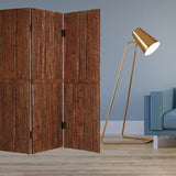 62" X 72" Brown Wood Tahoe Screen - Homeroots