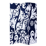 48" X 72" Multi Color Wood Canvas 3 Panel Screen - Homeroots