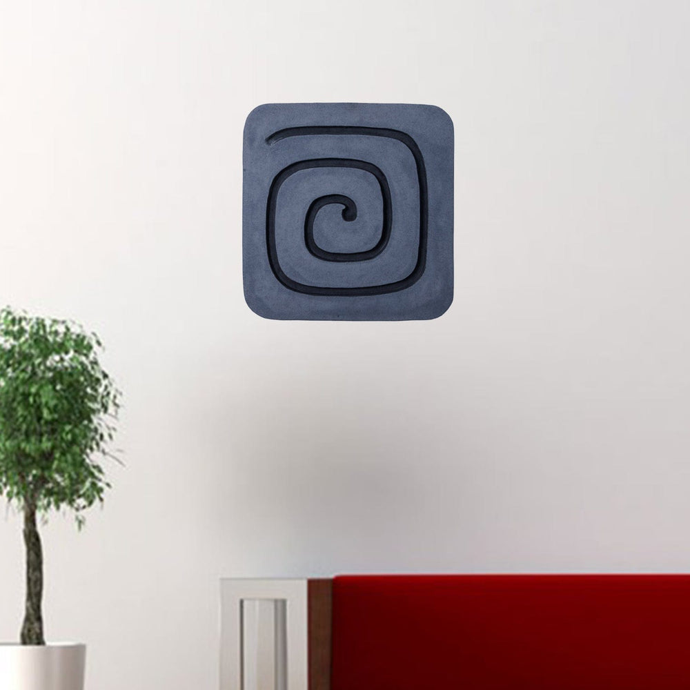 19" X 19" X 2" Sandstone, Fine Polished, Square With Circles - Wall Decor - Homeroots - Flyclothing LLC