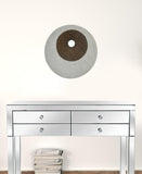 19" X 19" X 2.5" Grey And Brown Stone Wall Decor - Homeroots - Flyclothing LLC