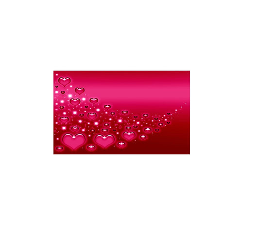 Pink Hearts Canvas Hanging Wall Art - Homeroots - Flyclothing LLC