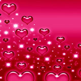 Pink Hearts Canvas Hanging Wall Art - Homeroots - Flyclothing LLC