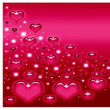 Pink Hearts Canvas Hanging Wall Art - Homeroots - Flyclothing LLC