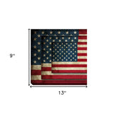 Set Of Four American Flag Print Wall Art - Homeroots - Flyclothing LLC