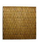 36" X 36" X 1" Raw Wood Look Gold Finish Square Wall Art - Homeroots - Flyclothing LLC