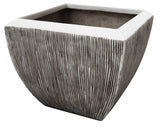 Large Distressed And Ribbed Flower Pot Planter - Homeroots - Flyclothing LLC