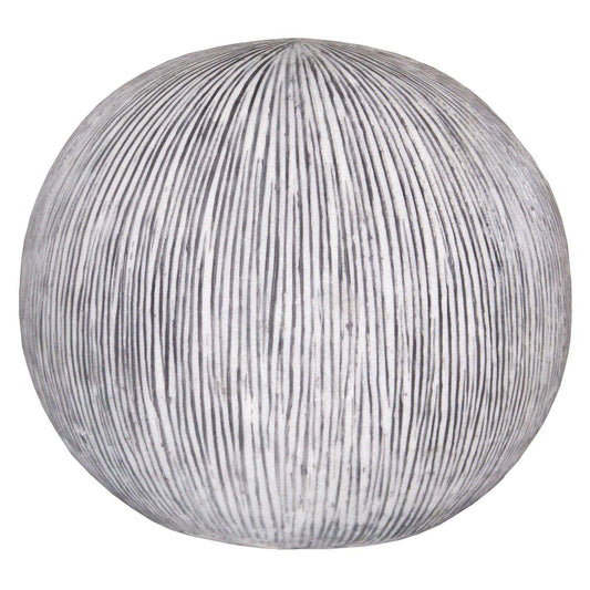 1 X 16 X 14 Sandstone Ribbed Finish Outdoor Light - Ball - Homeroots - Flyclothing LLC