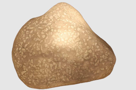 1 X 12 X 10 Sandstone Glass Pieces Polished Stone With Outdoor Light - Homeroots - Flyclothing LLC