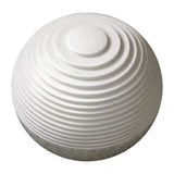 1 X 14 X 12 White Round With Lines And Light - Outdoor Ball - Homeroots - Flyclothing LLC