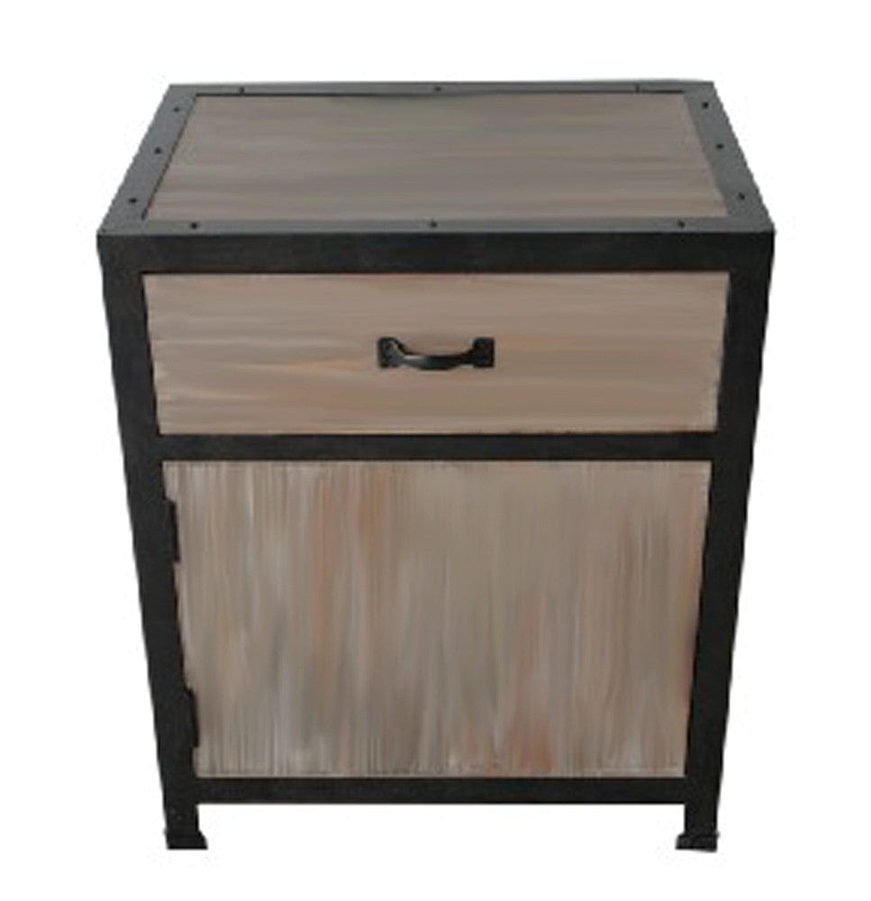 20" Brown Solid Wood End Table With Drawer - Homeroots - Flyclothing LLC